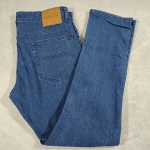 Day & Age Dark Wash Jeans Men 33/28.5 Blue Slim‎ Straight Denim Stretch Comfort